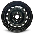 Wheel Rim for 2006-2017 Hyundai Accent 14 in Black Steel Rim Direct Fit