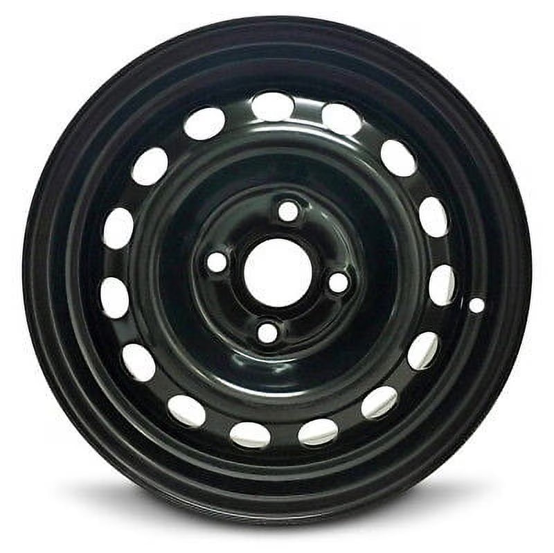 Wheel Rim for 2006-2017 Hyundai Accent 14 in Black Steel Rim Direct Fit