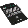 Wera 003755 8100 SA All-in Zyklop Speed Ratchet Set, 1/4  Drive with Holding Function - Metric
