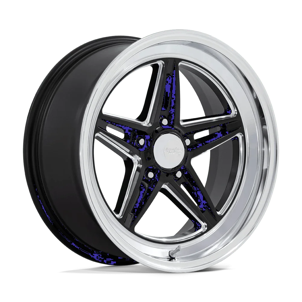 American Racing Vintage Flow Formed Aluminum Wheel VN514 20x10 5x4.75 G-BLK-MILL-DIA-LP 6mm, VN514BE20103406