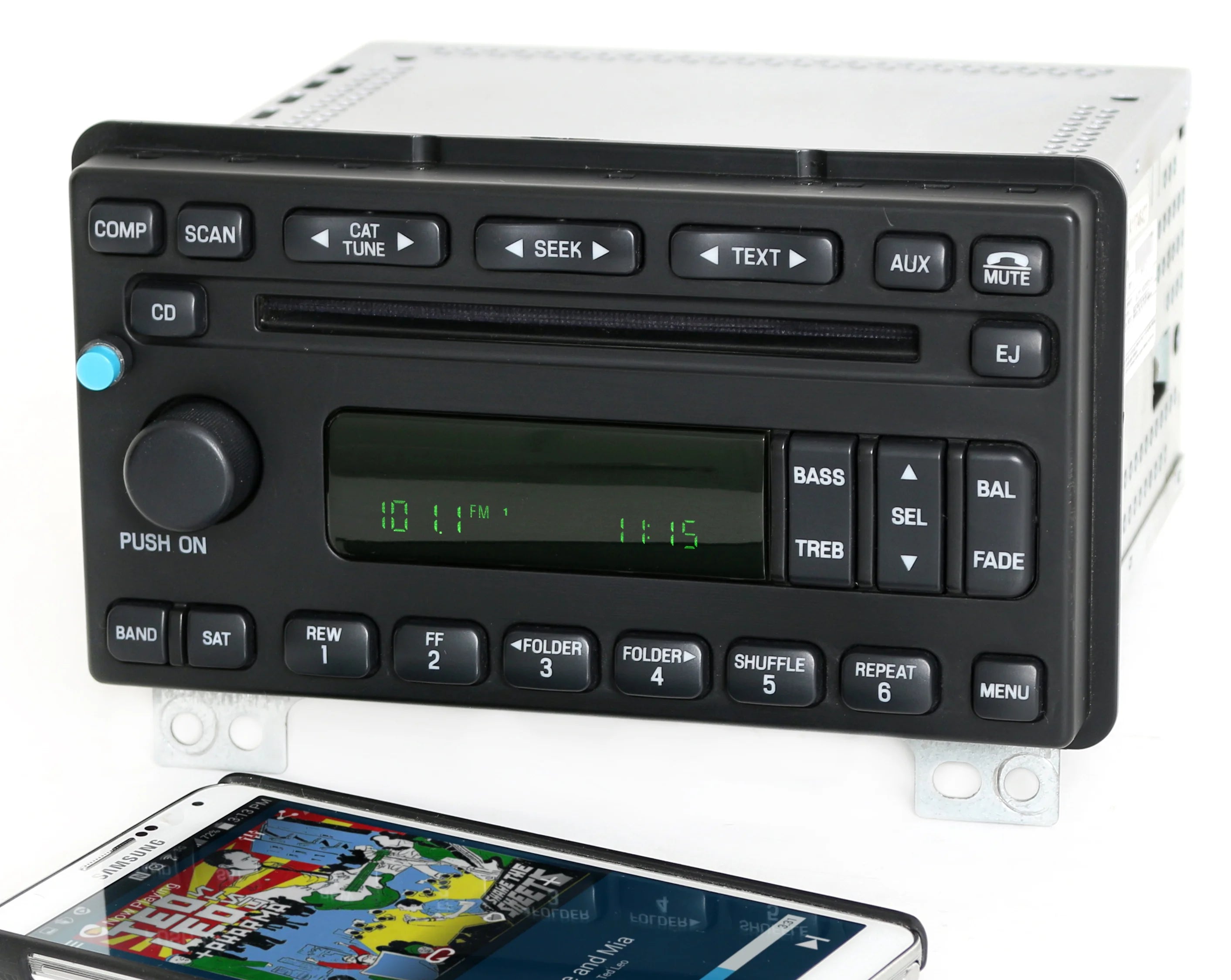 Restored Ford Explorer 2005 Mountaineer Radio AM FM CD w Bluetooth Music - 5L2T-18C869-AC (Refurbished)