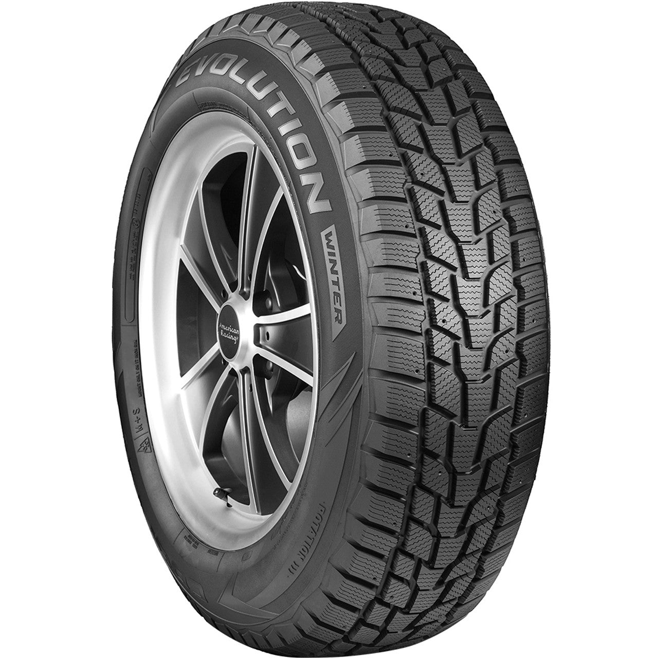 Cooper Evolution Winter Winter 225/55R17 97T Passenger Tire Fits: 2016-19 Chevrolet Malibu Hybrid. 2015 Chevrolet Malibu LT