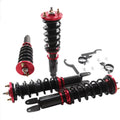 SCITOO Full Coilovers Suspension Shocks Springs Struts kits FIT FOR 1993-1997 for Civic del Sol 2door Coupe 1.6L 1993-1995 for Civic del Sol 2door Coupe 1.5L 1992-2000 for Civic 4door Sedan 1.6L -Red