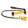 Dawot 5T 11023lbs 0.28  Low Profile Hydraulic Cylinder Jack Kit + CP-180 400cc 10000psi Manual Hydraulic Hand Pump Hydraulic Porta Power Kit for Shipbuilding, Bridge, Construction