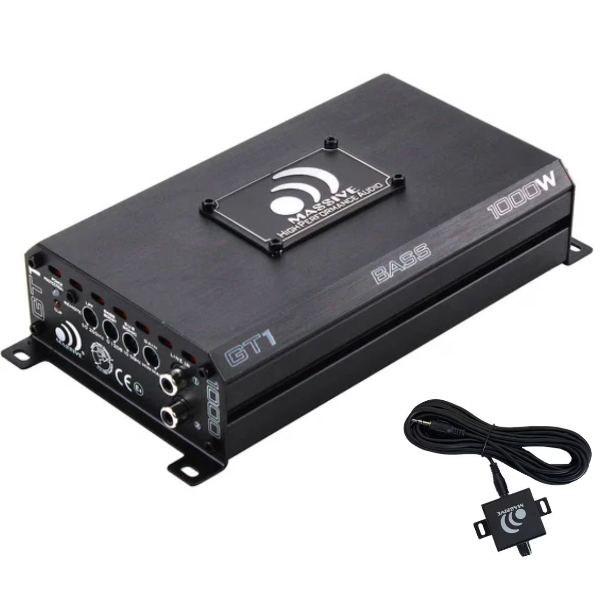 520 Watts RMS 1 Ohm 1 Ch Class D Monoblock Car Audio Amplifier Massive Audio