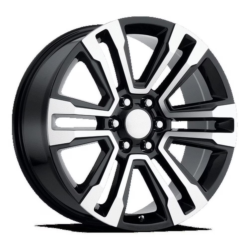OE Creations Aluminum Rim PR182 26X10in Gloss Black Machined Finish, 182BM-2615831