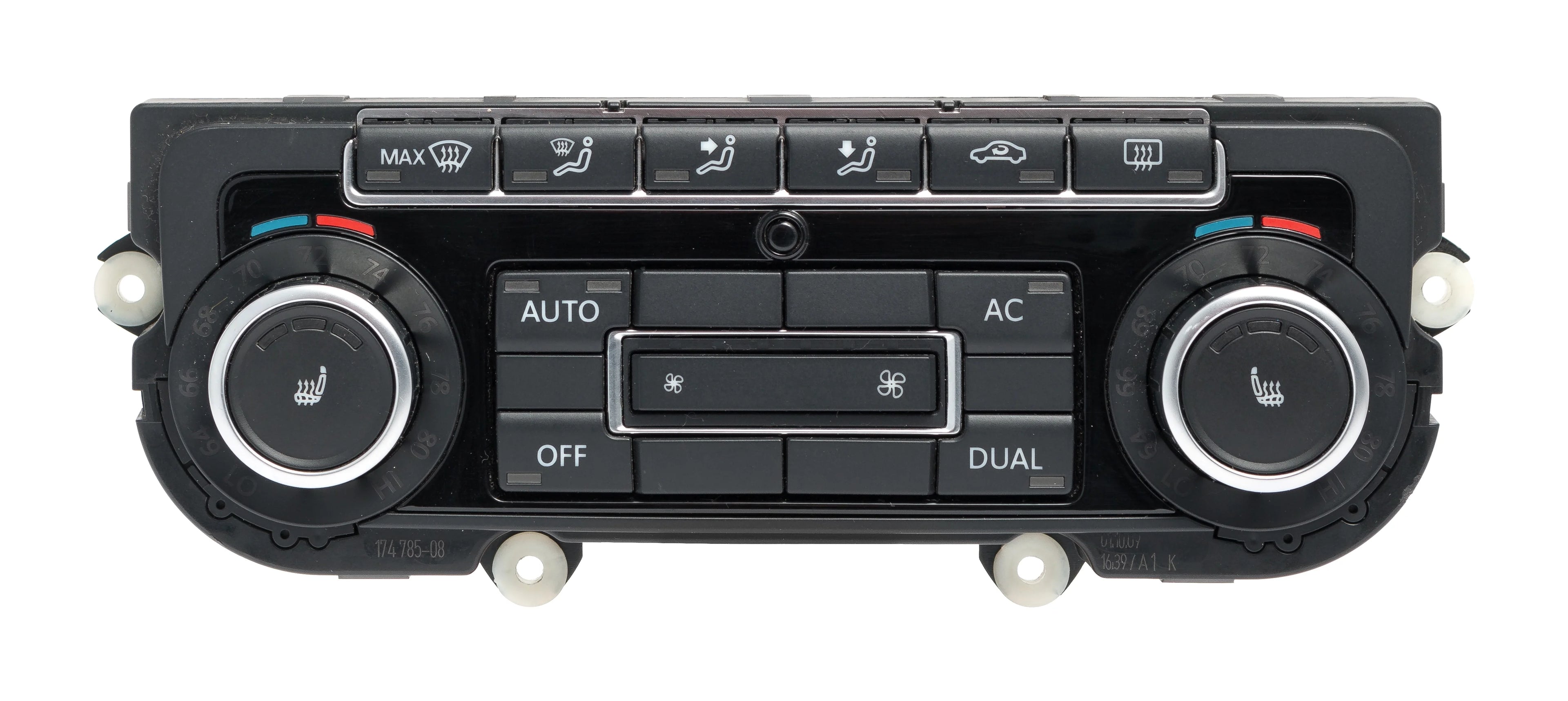 Restored 20112012 Volkswagen Tiguan Eos Dual Zone Climate Control Panel Part 5K0907044CF (Refurbished)