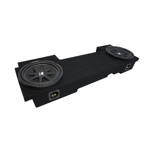 02-13 Chevy Silverado HD Crew Truck Kicker Comp C12 Dual 12  Sub Box Final 2 Ohm