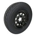 Radial Trailer Tire on Rim ST205/75R15 TrailFinder HT LRD 8 Ply Black Modular Wheel 5 Lug 5x4.5  Bolt Pattern