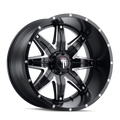 American Truxx Lonestar-At185 22X12 8X170 -44Et 125.2Cb Black/Milled