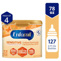 Enfamil Sensitive Powder Baby Formula For Lactose Sensitivity. 29.4 Oz Tub. 4 Pack