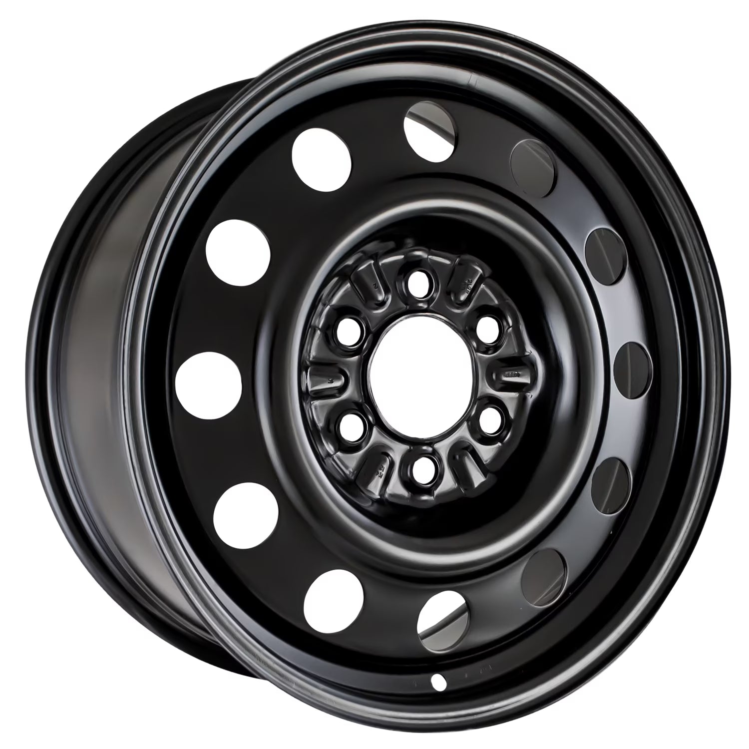 New Aftermarket Painted Black Steel Wheel 18 x 7.5 2L7Z1015BA 12 Hole Style fits 2011-2017 Ford Expedition