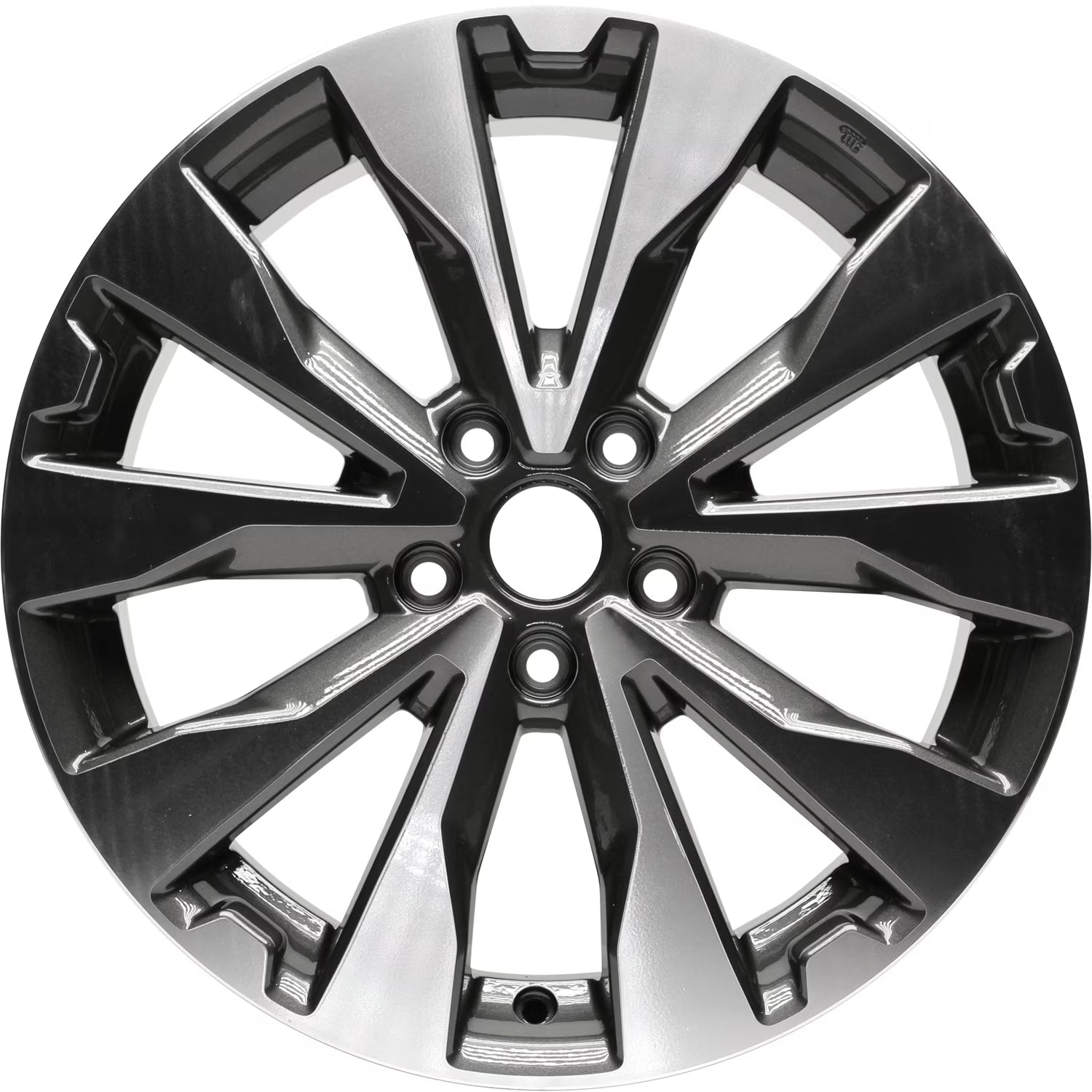 Remanufactured Machined Dark Charcoal Metallic Aluminum Wheel 18 x 7 28111AL03A fits 2015-2019 Subaru Outback
