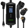 HiJob 25FT Portable Level 2 EV Charger with 5-15 Adapter for Quick & Slow Charging