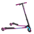 Yvolution Y Fliker Air A3 Kids Drifting Scooter. Swing Scooter for Boys and Girls Age 7+ Years (Purple 2)