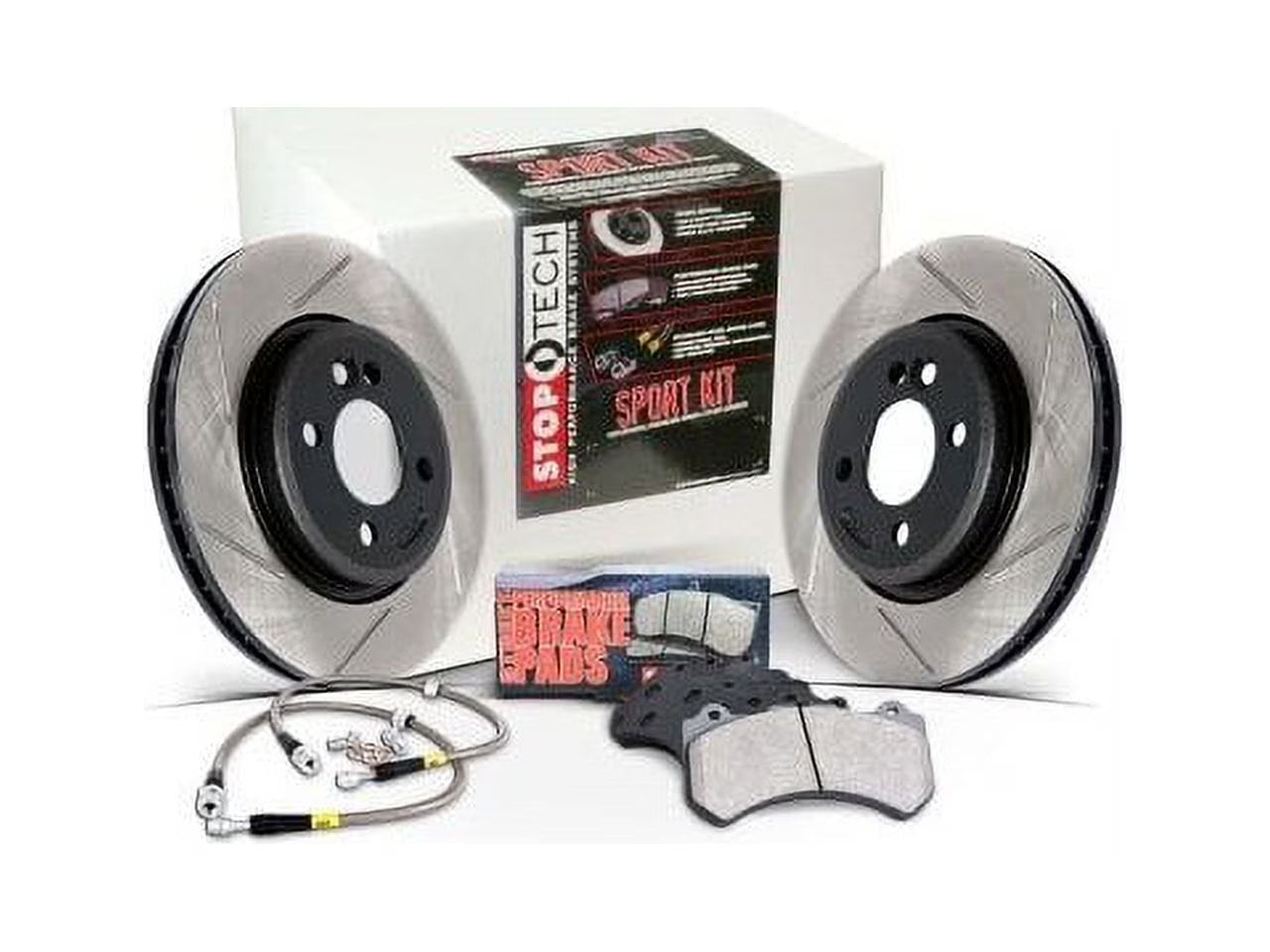 Rear Brake Pad and Rotor Kit - Compatible with 2012 - 2016 Chrysler Town & Country 2013 2014 2015