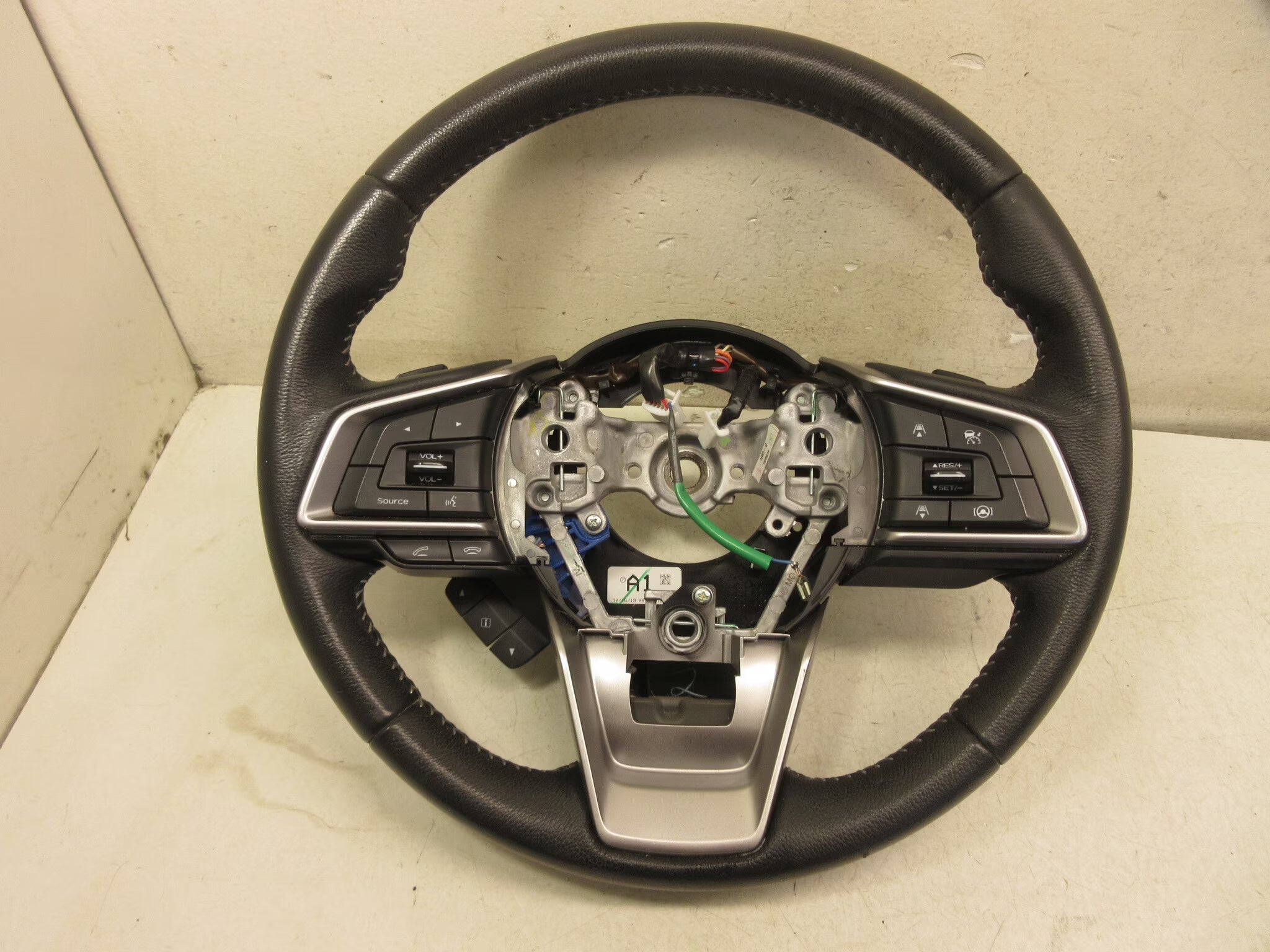 Pre-Owned 20 2020 Subaru Legacy Black Leather Steering Wheel W/ Radio Cruise Controls OEM (Good)
