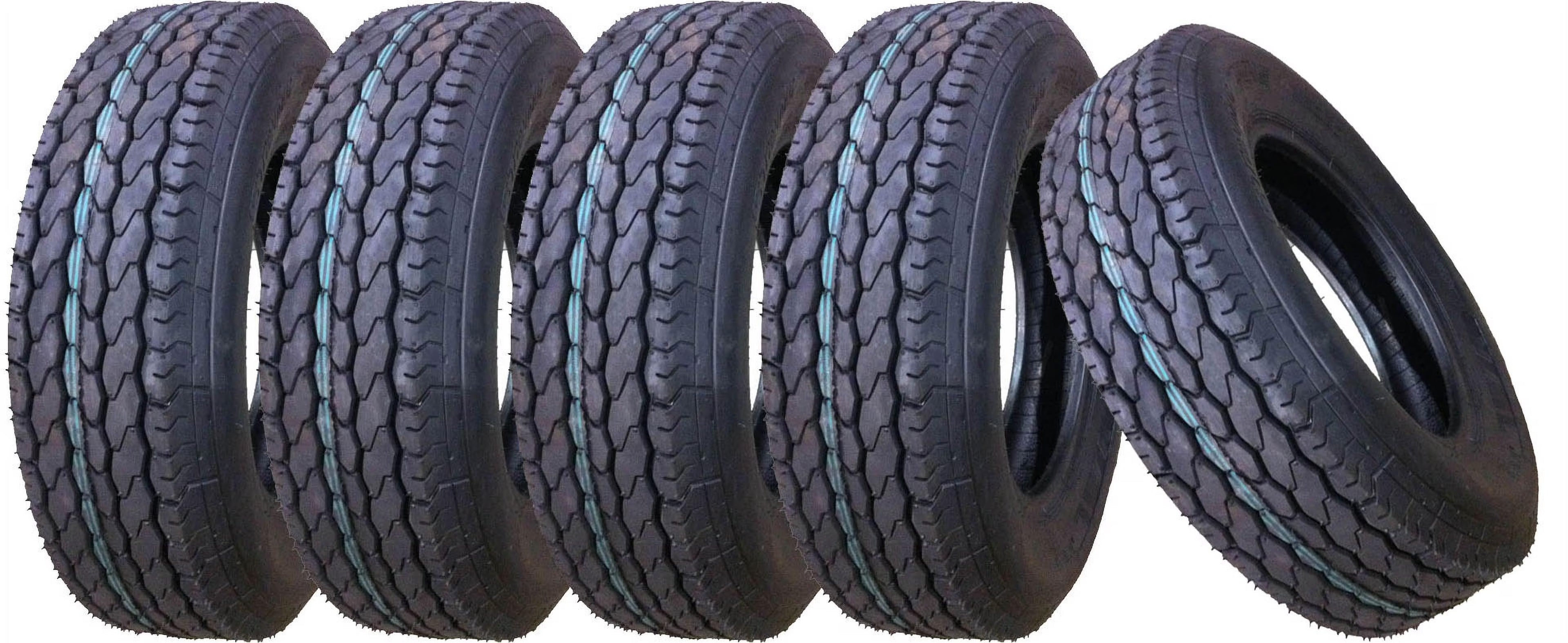 Free Country New Trailer Tires ST205/75D14 2057514 14  F78-14 Bias 6PR - 11020, Set 5