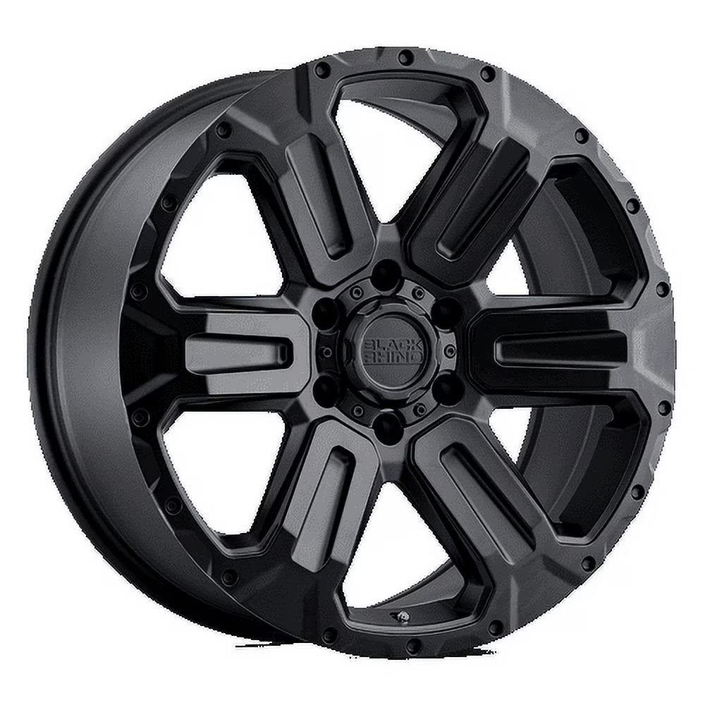 Black Rhino Aluminum Rim WANAKA 17X8.5in Matte Black Finish, 1785WKA356120M67