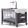 Delta Children LX Deluxe Portable Baby Play Yard With Removable Bassinet and Changing Table. Eclipse