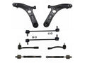 Front Lower Control Arm Ball Joint Tie Rod and Sway Bar Link Kit - 8 Piece - Compatible with 2012 - 2017 Hyundai Accent 2013 2014 2015 2016