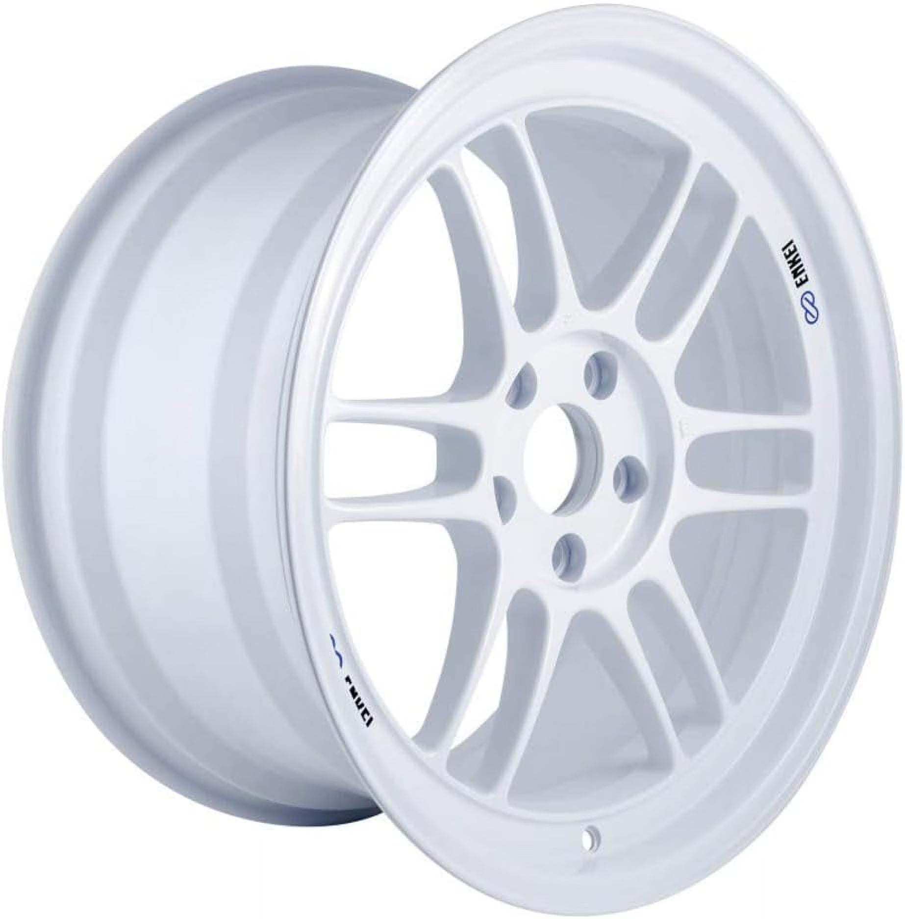 Enkei RPF1 38mm Offset 73mm Center Bore Vanquish White Wheel
