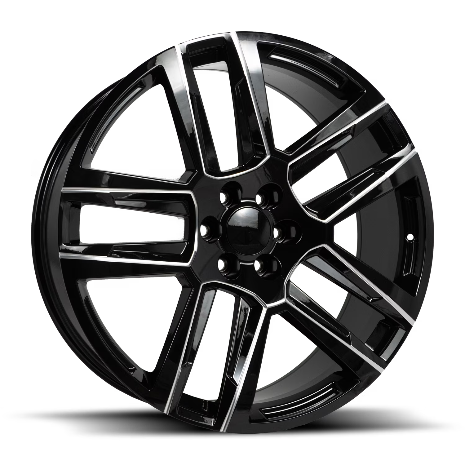 REPLICA 048 26X10 6X139.7 31ET 78.1CB Gloss Black Milled Wheel