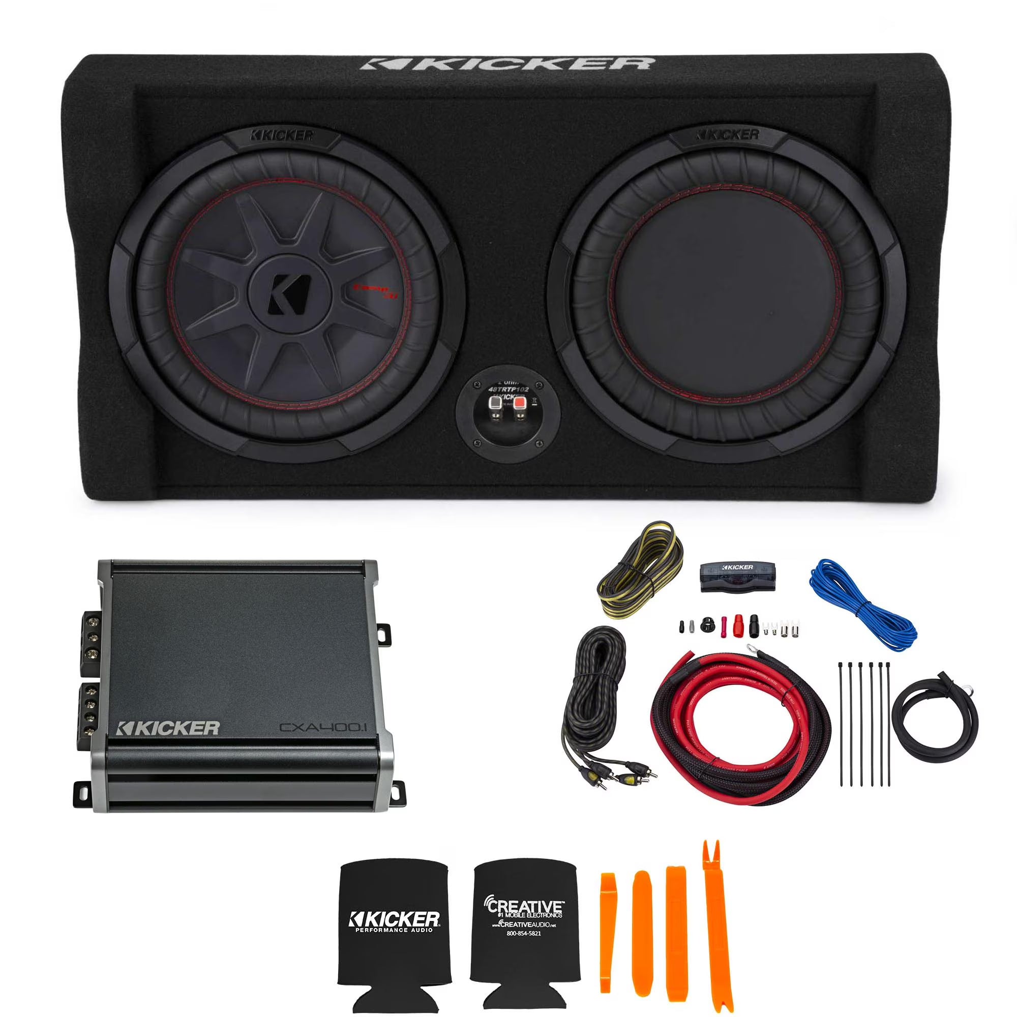 Kicker Compact Vehicle Audio Amplifier, 46 lbs