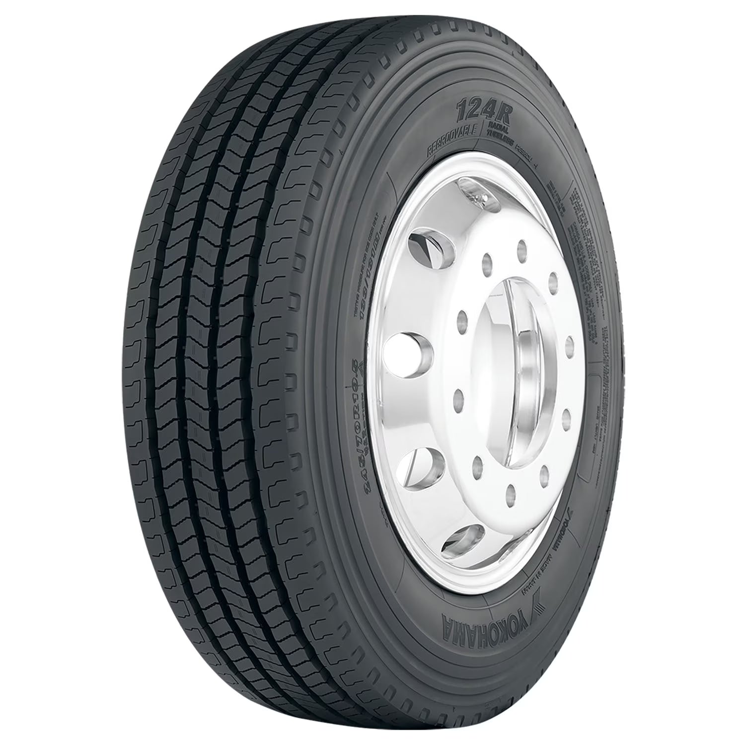 Yokohama 124R 295/80R22.5 154/149M J Commercial Tire