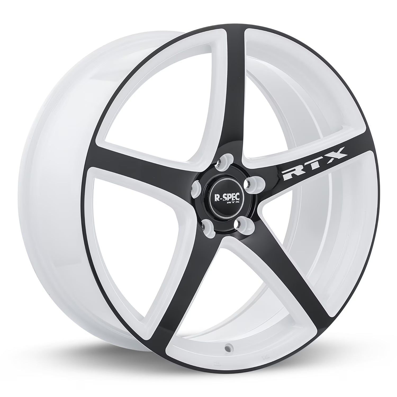 RTX Illusion 20x8.5 5x114.3 ET45 CB73.1 White & Black Wheel