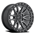Fuel 1PC Aluminum Rim D680 REBEL 22X12in Matte Gun Metal Black Bead Ring Finish, D68022208947