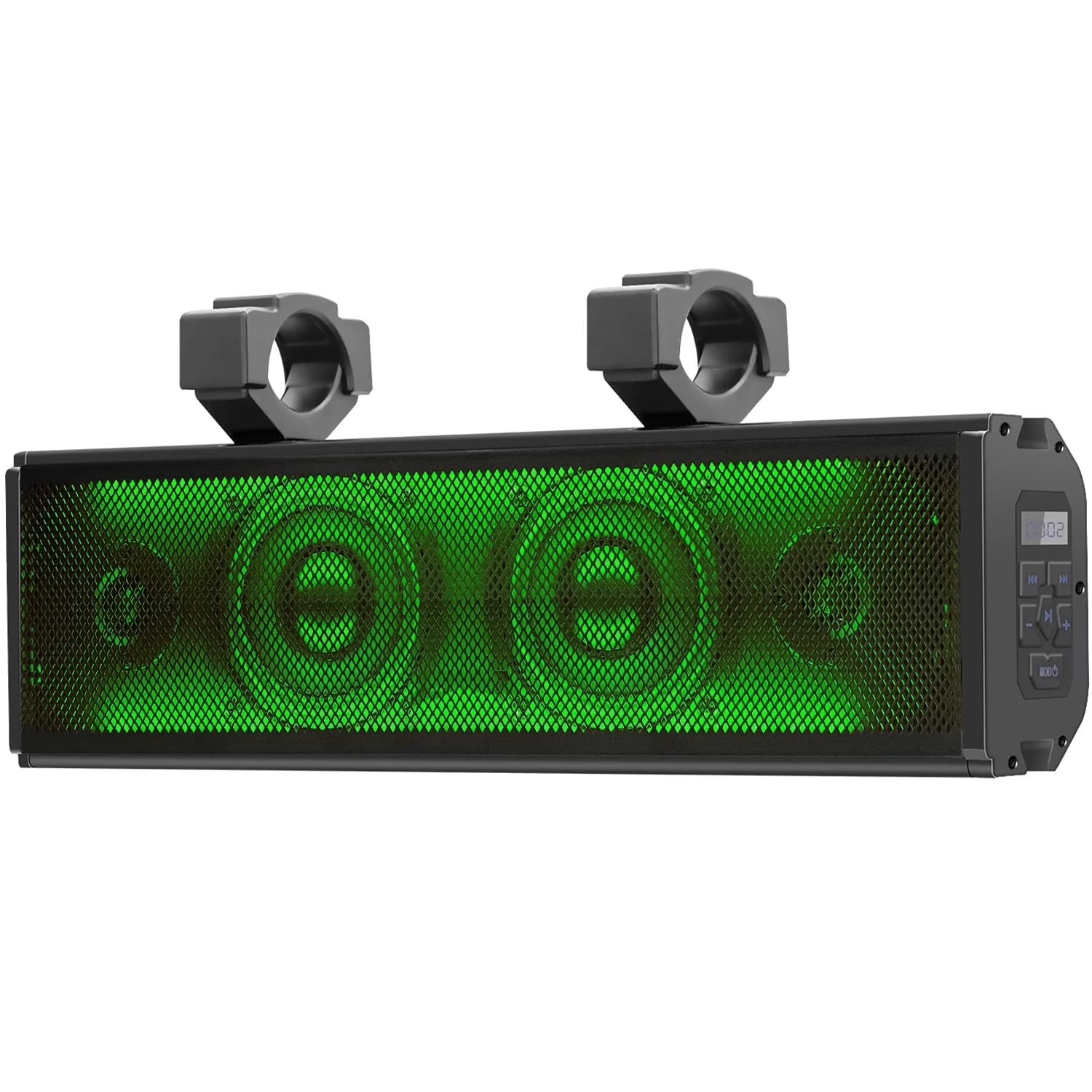 PUREVOX UTV Sound Bar 17 inch Waterproof Soundbar Bluetooth LED Lighting 400W Power 4  Full Range Speaker