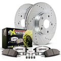 PowerStop Front Z26 Street Warrior Carbon-Fiber Ceramic Brake Pad and Drilled and Slotted Rotor Kit Fits: MERCEDES-BENZ Select Models K5235-26