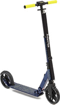 Royalbaby Dawn Lightweight Foldable Commute Kick Scooter for Teens Adults and Kids 6 Years and Up. Large 8 In. Wheels. Adjustable Handle Height. Rear Fender Brake. Blue