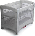 Arm-s Reach Ideal 3-in-1 Co-Sleeper Bassinet. Grey