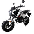 TAO TAO HELLCAT 125cc Motorcycle Gas Pit Bike DirtBike 125 Motorcycle for Adults and youth- White color