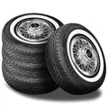 4 Vogue Classic White Sidewall Grand Touring 235/75R15 109T All Season 60K MILE 1.2945.501 / 235/75/15 / 2357515