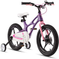 RoyalBaby Space Shuttle 14¡å Mg Alloy Kids Bike w/Training Wheels. Purple