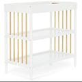 Dream On Me Sleepy Little Sloth Changing Table. Free Changing Pad Included. Natural And White