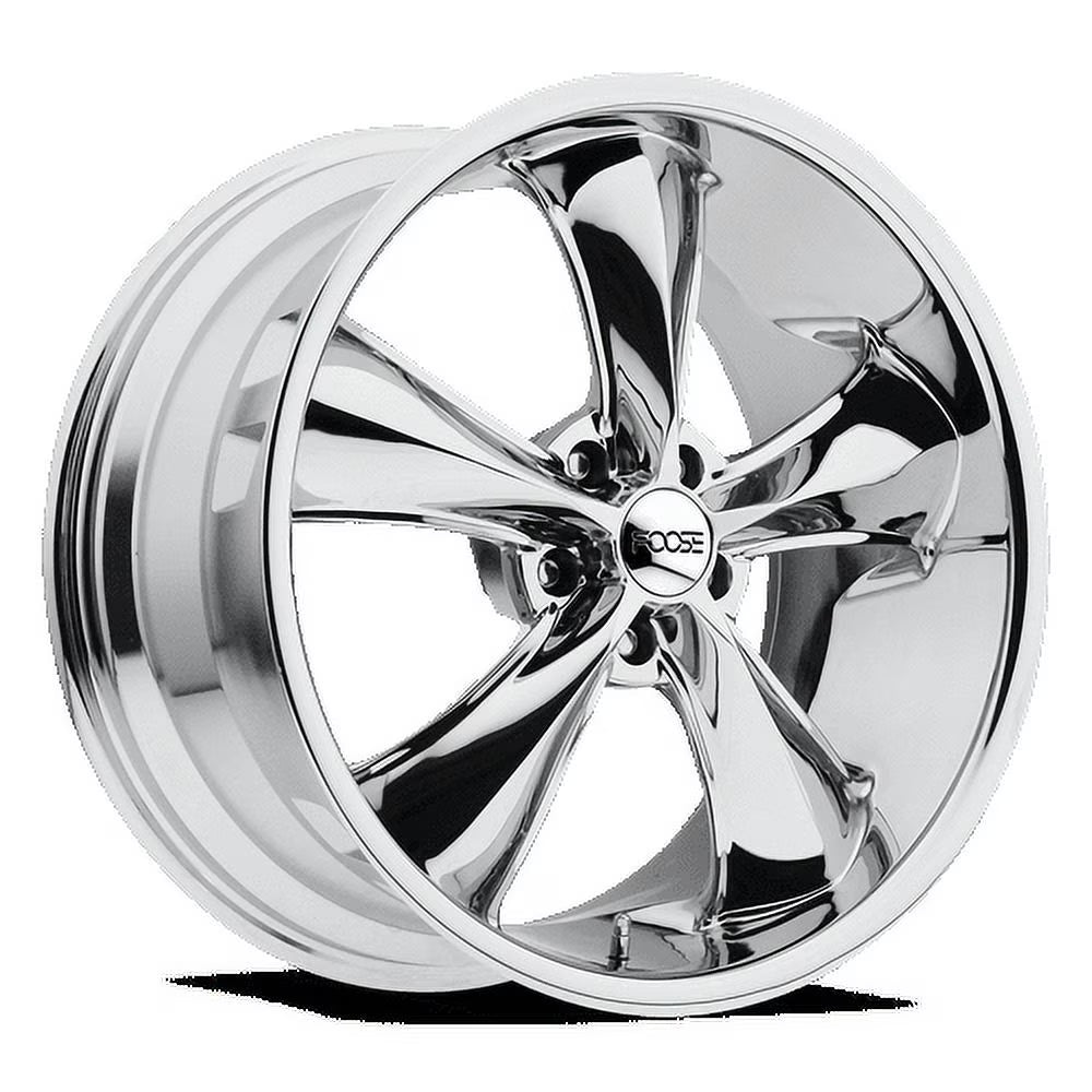 Foose 1PC Aluminum Rim F105 LEGEND 20X8.5in Chrome Plated Finish, F105208590+07